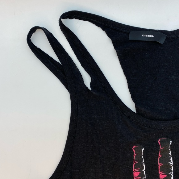 Diesel T Craig Racer Back Tee - Picture 5 of 6